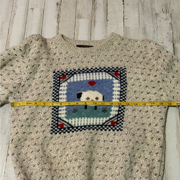 Eddie Bauer Cream Wool Sweater - Picture 2 of 6